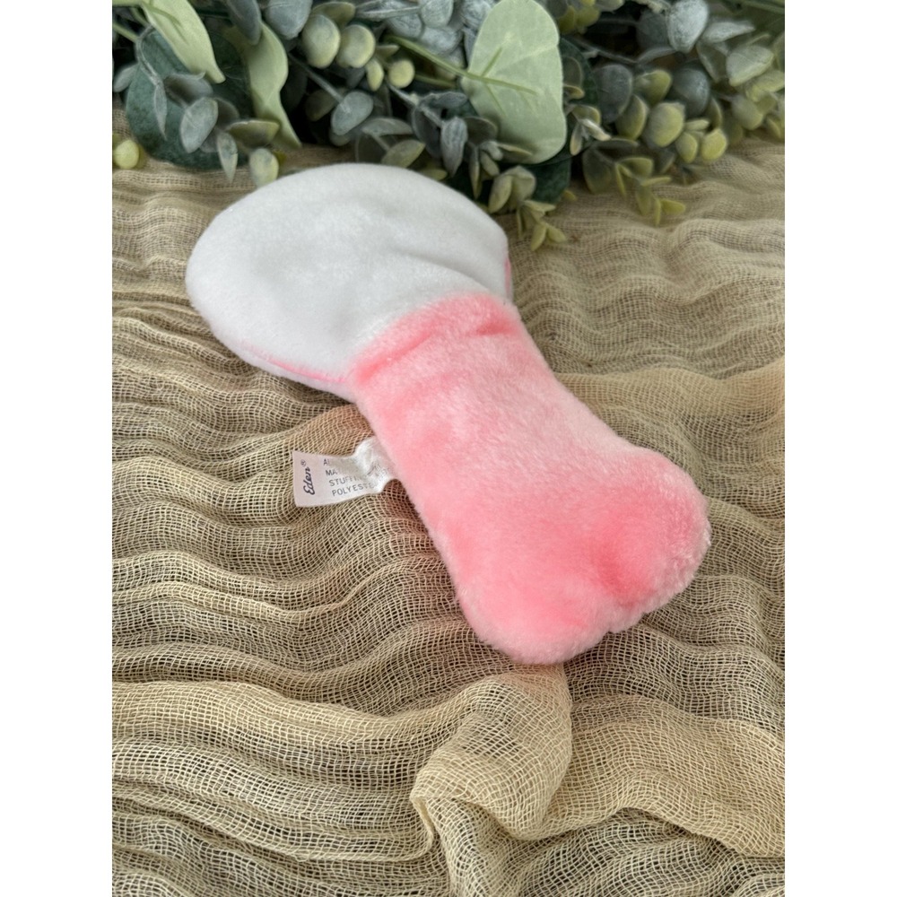 Eden plush baby rattle Very Special Baby pink soft 80s retro intant toy - Picture 6 of 7
